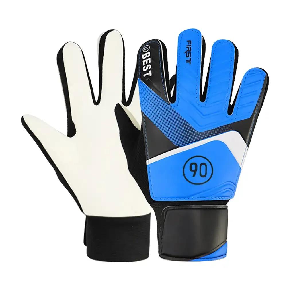 1 Pair Children Anti-Slip Glove Goalkeeper Gloves Thickened Latex Finger Protection Goal Football Gloves