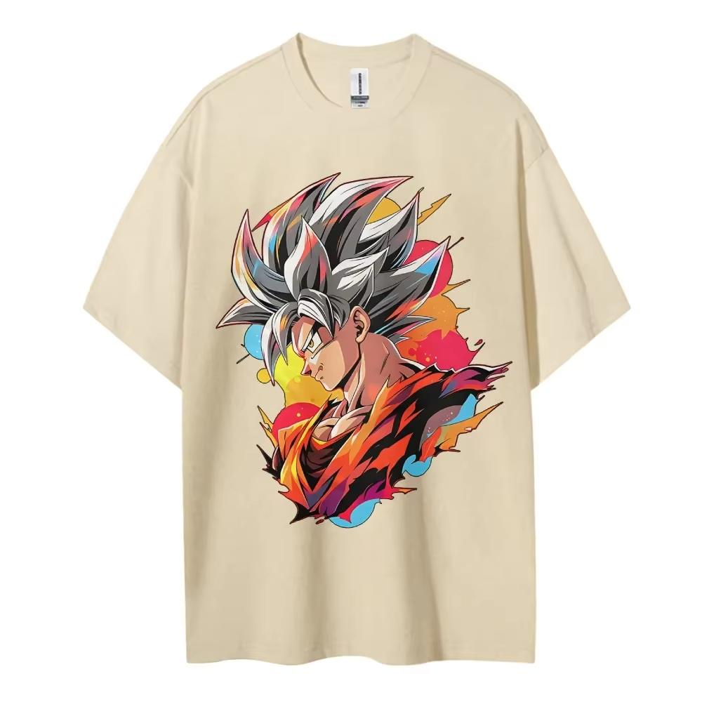 Summer New Dragon Ball Anime Printed Tshirt Unisexs and Womens Tshirt Unisexs Top Sports Tshirt Unisexs Tshirt Harajuku Y2K Tee