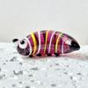 Mini Glass Caterpilla Figurines Tiny Hand Blown Animal Art Decoration Collectible Office Desk Tabletop Ornament