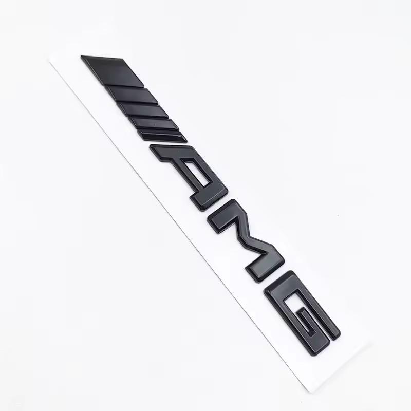 1pcs Black A45S Logo Turbo 4MATIC Badge Car Rear Star Sticker Trunk AMG Emblem For Mercedes Benz A 45S AMG W177 Accessories