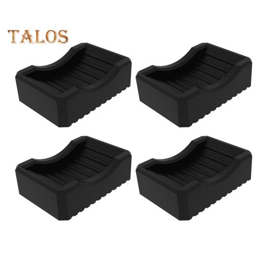 

4 шт. выравнивающие клиновые накладки силиконовые прокладки для слотов колес легкие стабилизирующие накладки портативные нескользящие стопоры колес для устойчивости при готовке на открытом воздухе чёрный