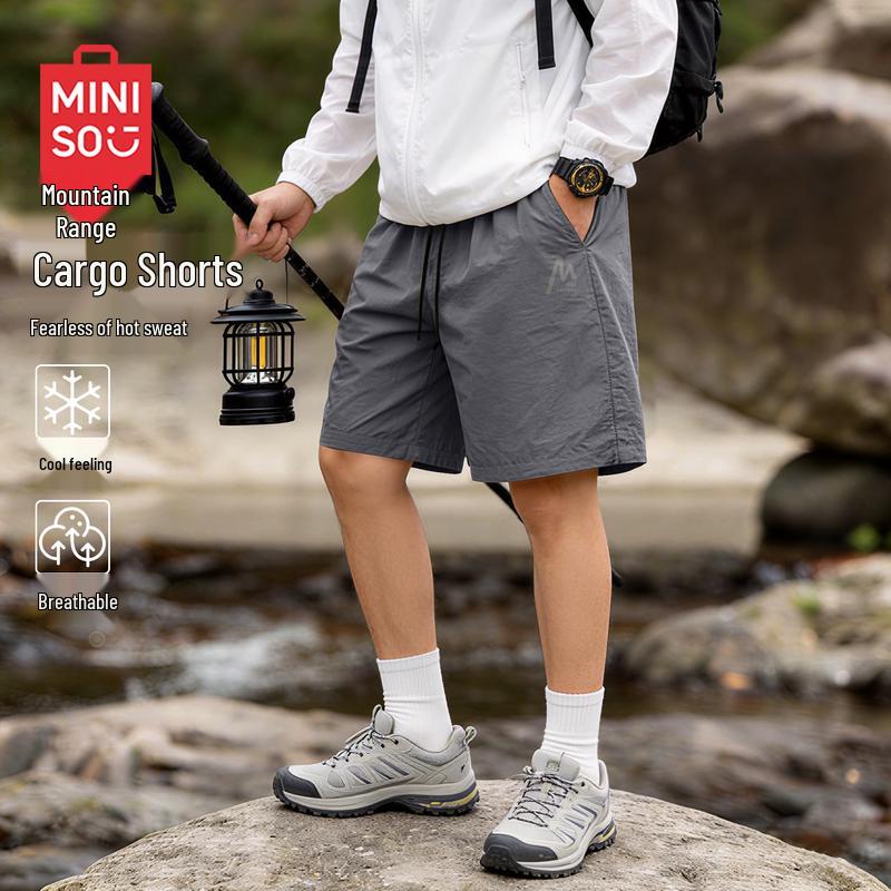 MINISO Men s Street Style Casual Cargo Shorts 3XL