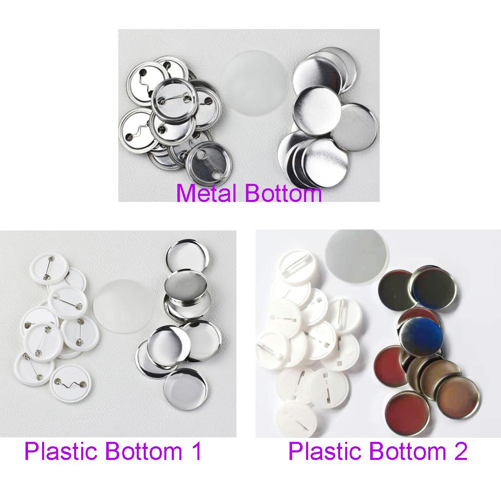 100 Pcs/Set Tinplate Badge 25mm 32mm 37mm 56mm Consumables Badge Consumables Badge Machine DIY Blank Materials Badge Accessories