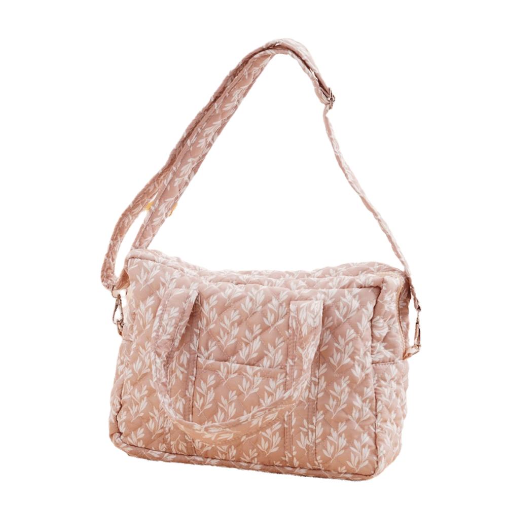 Quilted Mummy Bag Multi-functional Nappy Changing Bag Fashion Baby Diaper Tote Bag Mom LF09