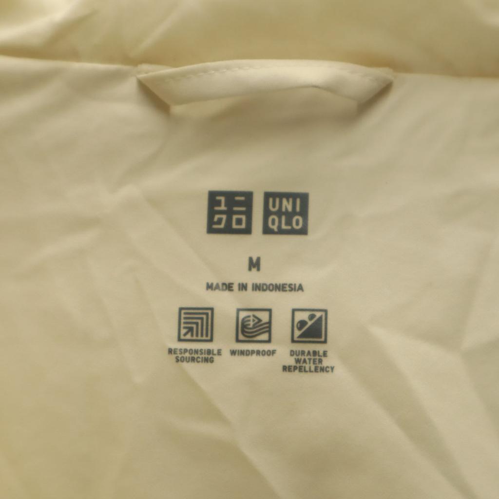 Uniqlo Seamless Down Jacket M Cream Women Used