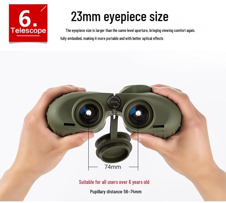 Botlang 7x50 HD Night Vision Binoculars - High Magnification, Low Light, Waterproof, Outdoor Military Standard