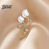 Lightweight Brooch Pin Pin 3D Tulip Bud Shape Lapel