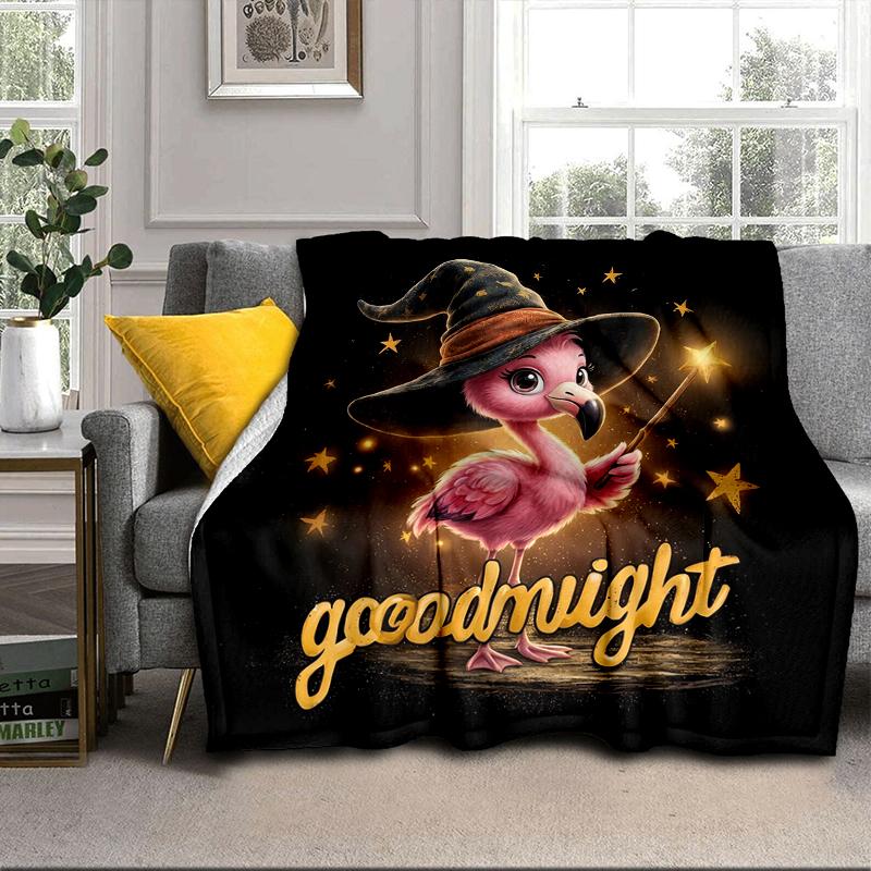Magical Flamingo Sky Blanket Flannel Blanket Throw Blanket Sofa Cover Blanket Soft Premium Blanket Picnic Blanket Tv Blanket Gifts