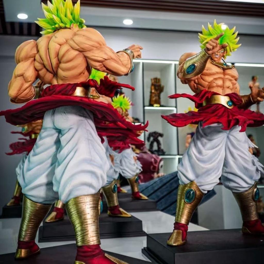 CK&Jt Statue Z Broly Figure Ssj3 Broly Super Saiyan PVC Action Figures 50cm/19.69inch Collection Mode Toys Gifts