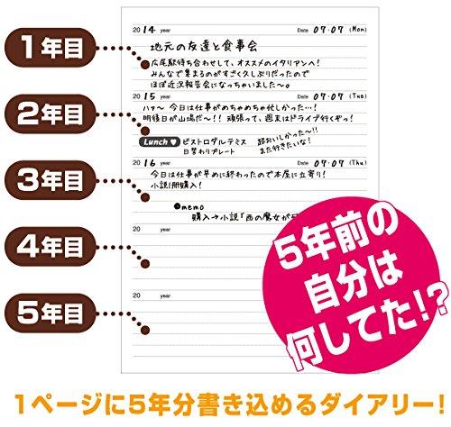 ARTEMIS 5-Year Diary, Red, DP5-140 RD