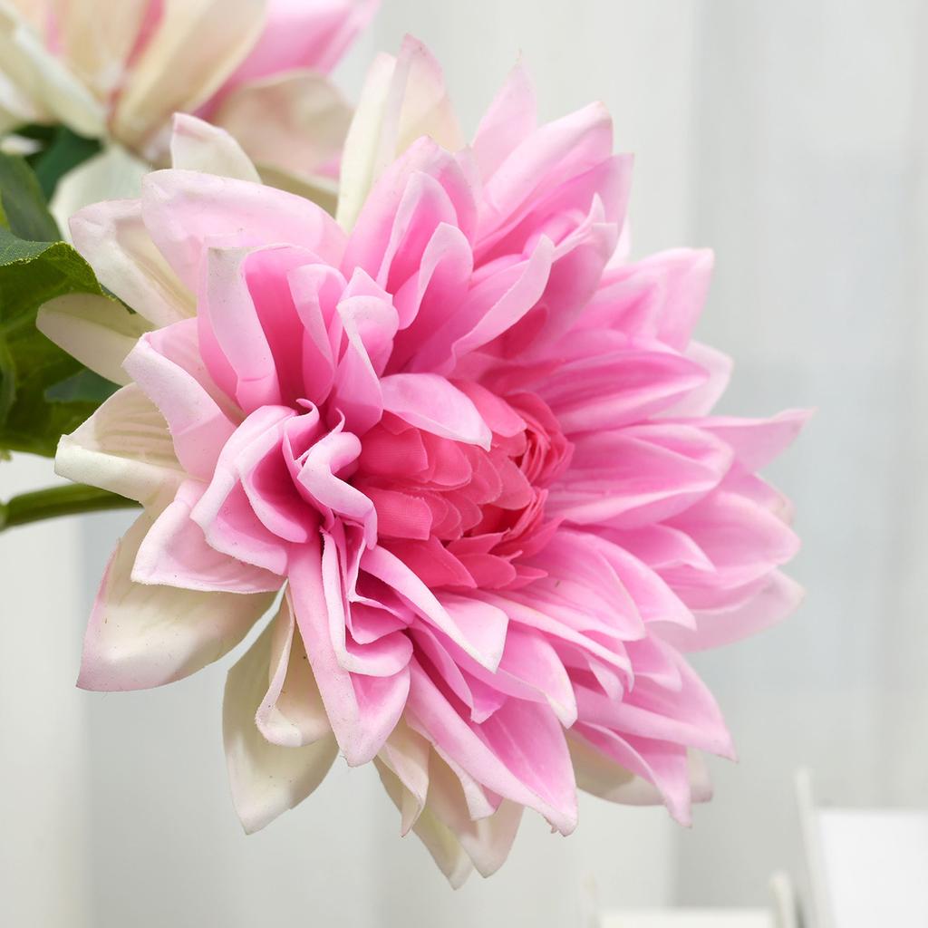 Hochwertig wirkender Dahlien-Simulationsstrauß Wohnzimmer Hotel Dekoration Schmuckstück Hochzeitsfotografie Requisite Kunstblume