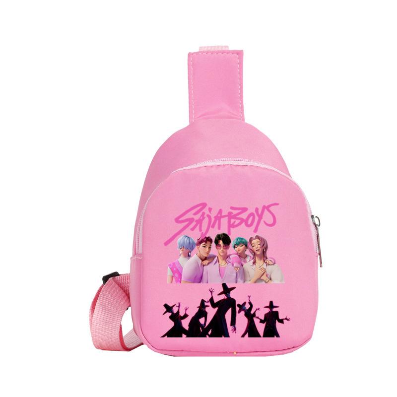 Casual Children'S Breast Bag Animation Cartoon Printing Fashion Boys And Girls Crossbody Bag Change Small Backpack