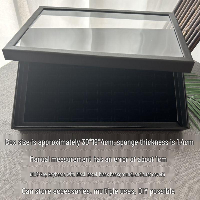 Schmuckorganizer mit großem Fassungsvermögen: 100-Fächer Transparente Vitrine für Ohrringe, Ringe, Halsketten und Anhänger