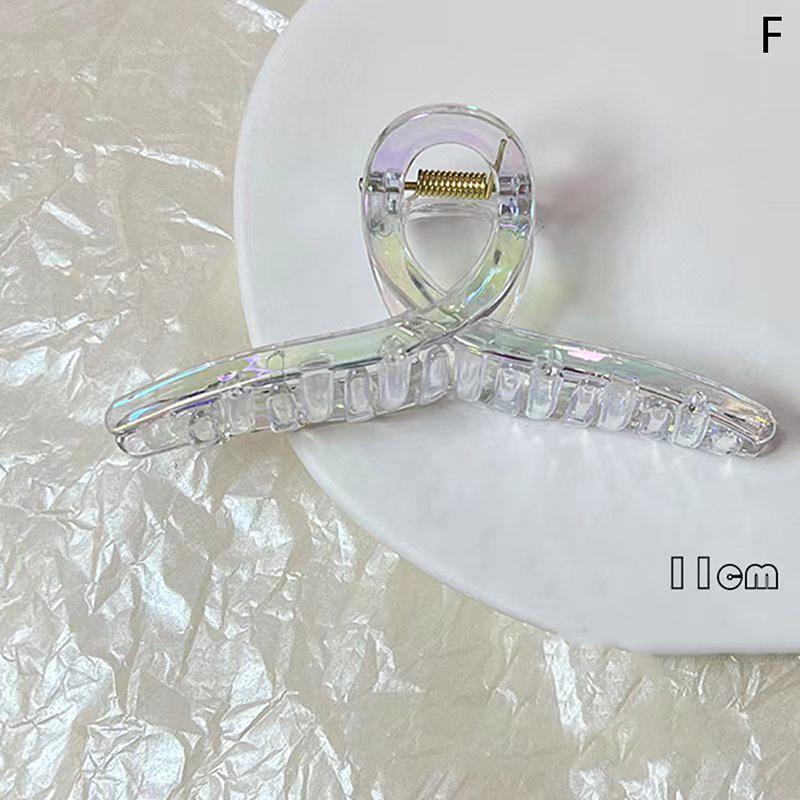 Women Hair Claw Korean Style Transparent Plastic Headband Hairpins Ponytail Claw Clip Crab Hair Accessories Headwear
