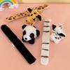 Adorable Plush Slap Bracelet Stuffed Animal Hugger Wristband Comfortable Snap Wrist Band for Kids Role Play Accessory
