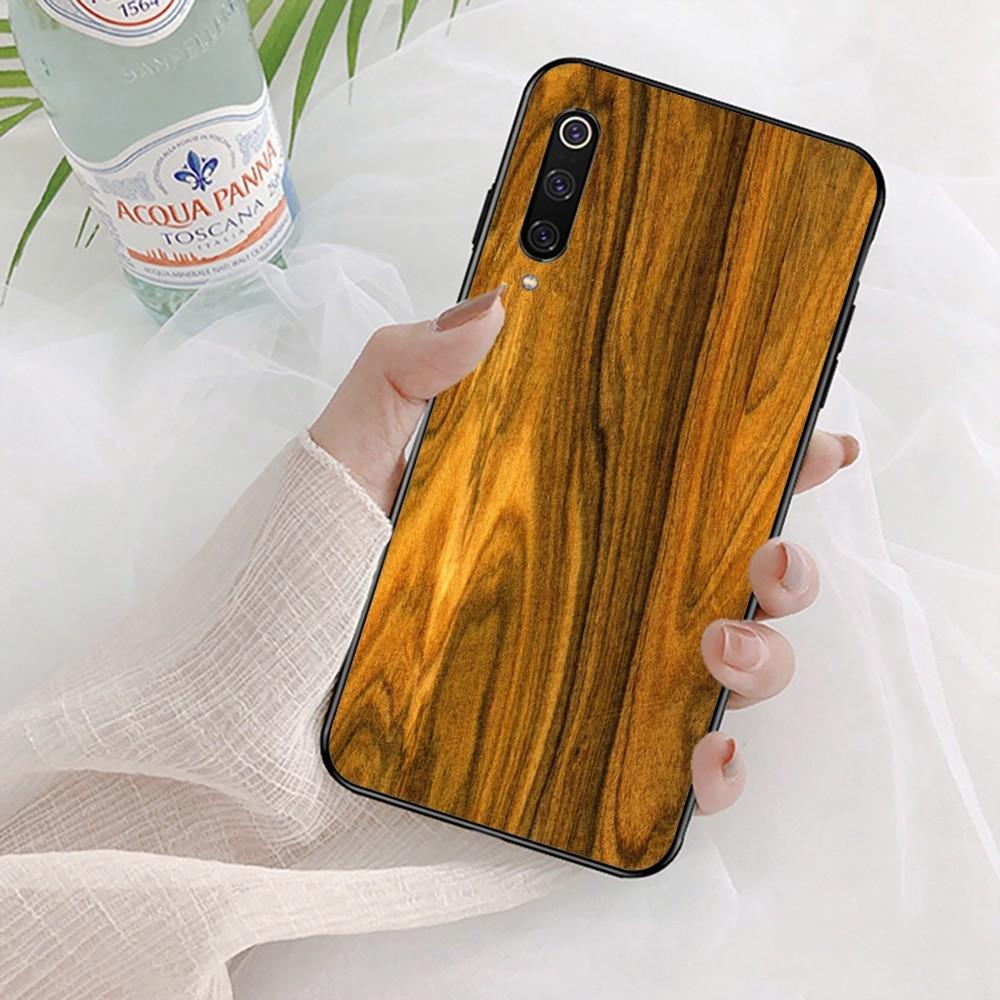 Wood Grain Phone Case For Xiaomi Mi 5X 8 9 10 11 12 lite pro 10T PocoX3pro PocoM3 Note 10 pro lite