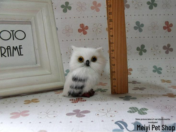 Static Owl White Bird Ornament - Christmas Tree Decoration & Gift