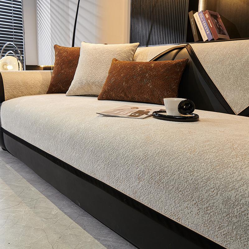 Chenier Sofa Cushion, Universal In All Seasons, Non-Slip And Dirt-Resistant Seat Cushion  New Sofa Cover, Anti-Cat Scratch Cover Cloth Towel