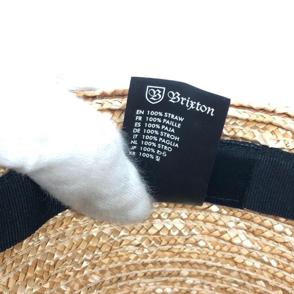 Used BRIXTON Straw Hat S Straw Beige Men's / 240001202975
