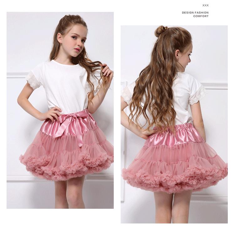 Children's Princess Mesh Tutu Dress - Soft, Puffy, Breathable Skirt for Girls