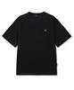 BROWNBREATH Stamp Mesh Tag Tee - Black