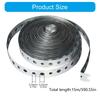 15m Galvanized Metal Strapping Punched Holes Metal Strap for Pipe Support and Sheet Metal Processing Fixing