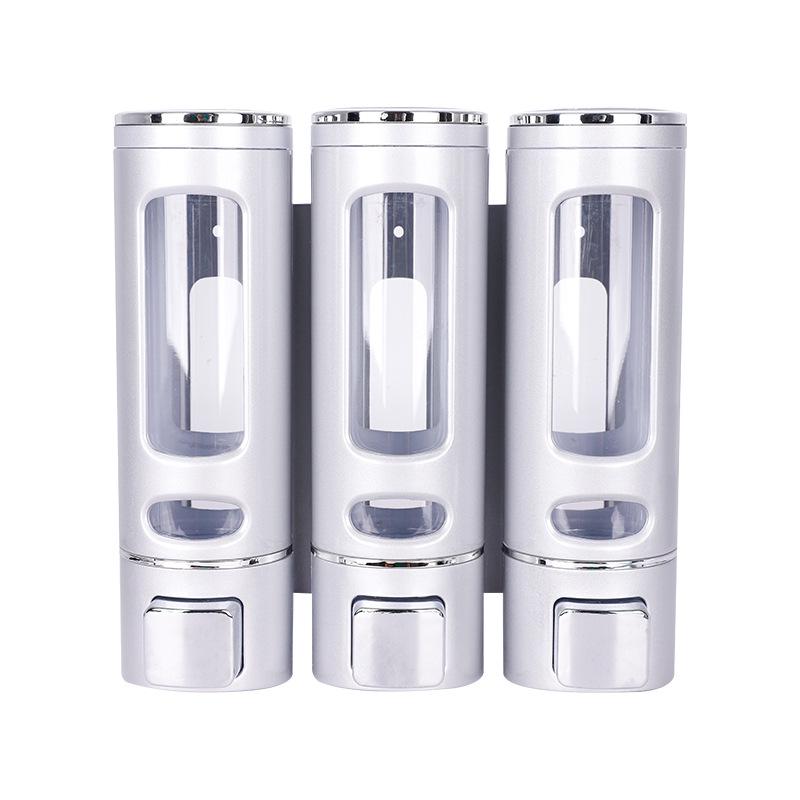 Wall-Mounted ABS Manual Soap & Hand Sanitizer Dispenser for Kitchen & Hotel