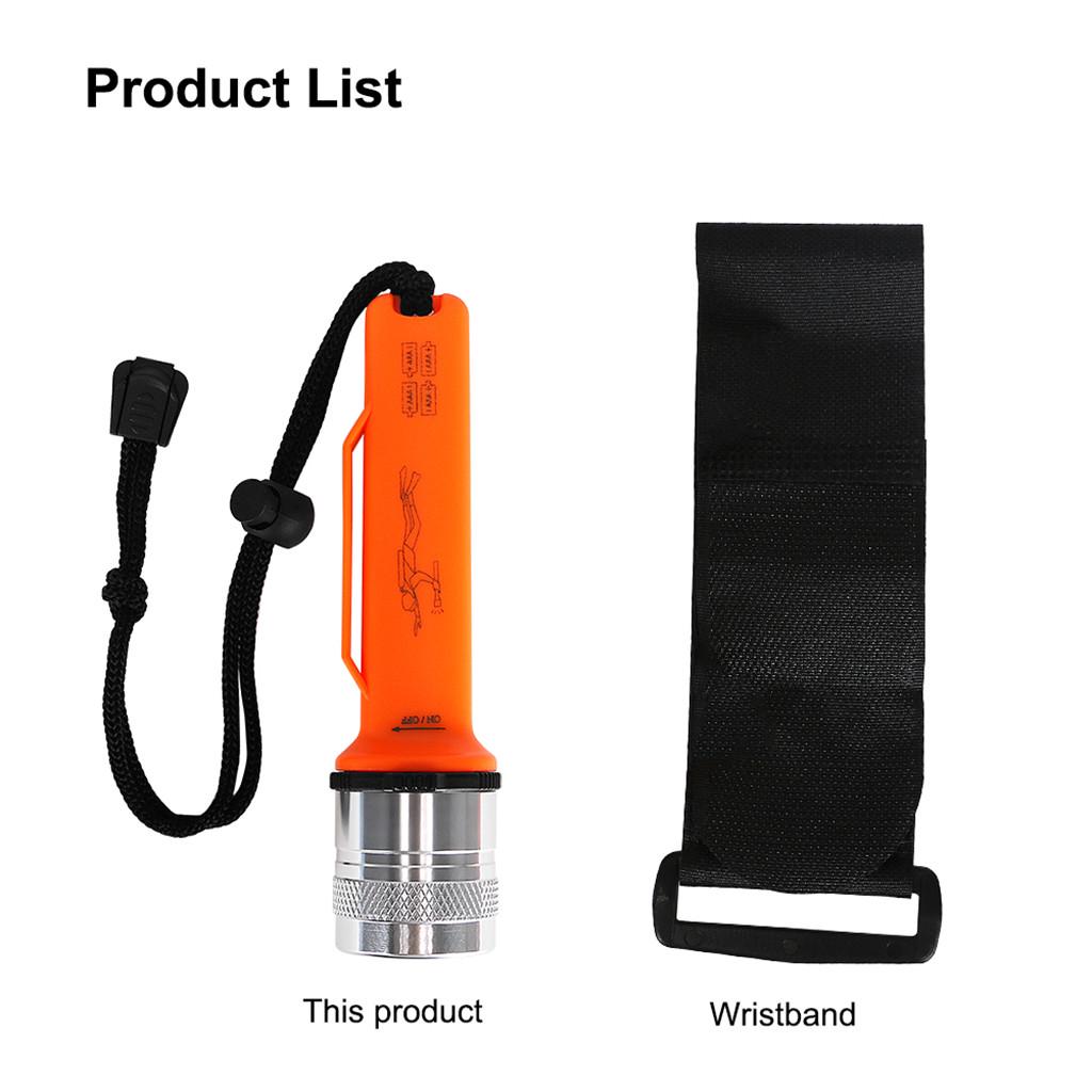 NEW LED  Three-Mode Daylight Diving Waterproof Outdoor Flashlight Light