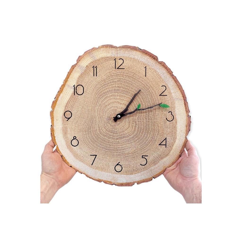 Decorative Tree Trunk Log Shaped 40 Cm Wall Clock