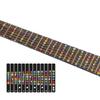 Gitarren Griffbrett Noten Karte Etiketten Aufkleber Griffbrett Bund Aufkleber für 6 Saiten Akustik Elektrische Gitarre Zubehör