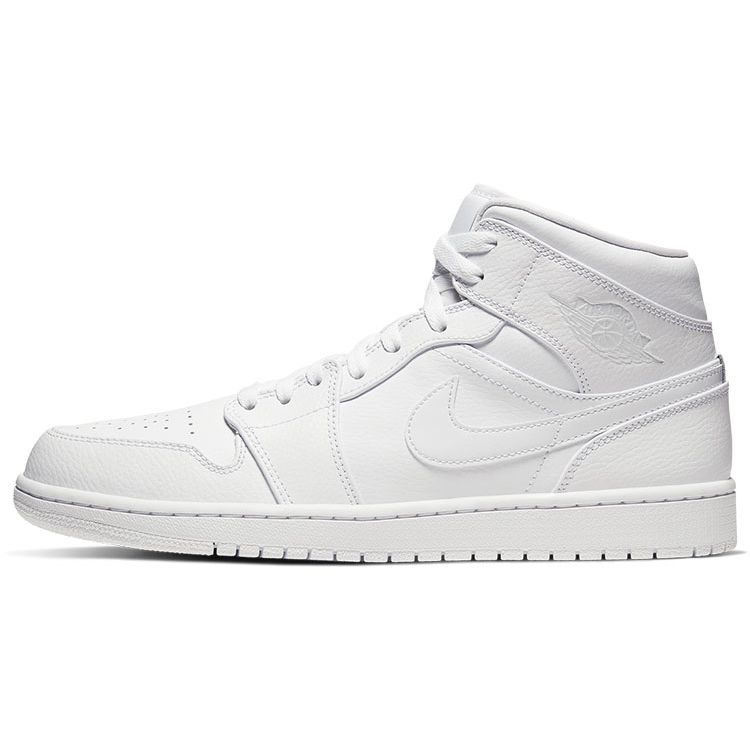 

Кроссовки Air Jordan 1 Mid Белые мужские 554724-126