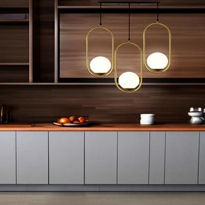 Milchglas-Linear-Thali-Hängeleuchte aus Metall und Glas, Pendelleuchte für Deckendekoration, 71,12 cm