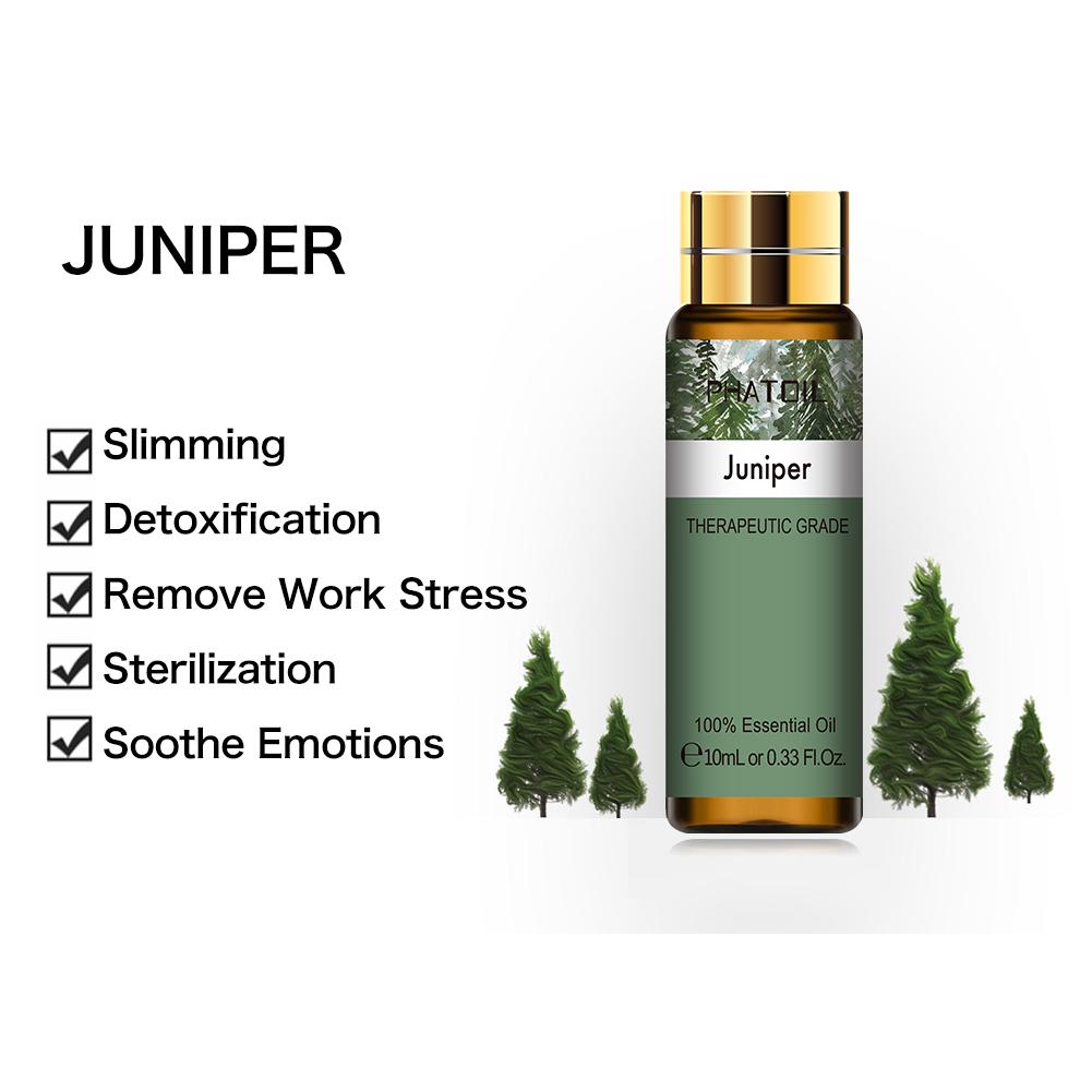 PHATOIL 3 Stück Zitronengras, Lavendel, Teebaumpflanze, ätherisches Öl, Luftreiniger, Körperentlastung, Rose, Vanille, Jasmin, Duftöl, DIY-Fruchtparfüm