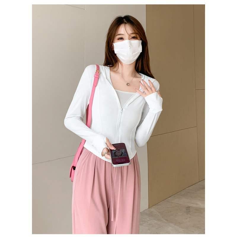 

Women s Fashion UPF 50+ Hooded Sun Protection Jacket - Breathable Summer Yoga Wear 2025 Large [110-130 lbs]