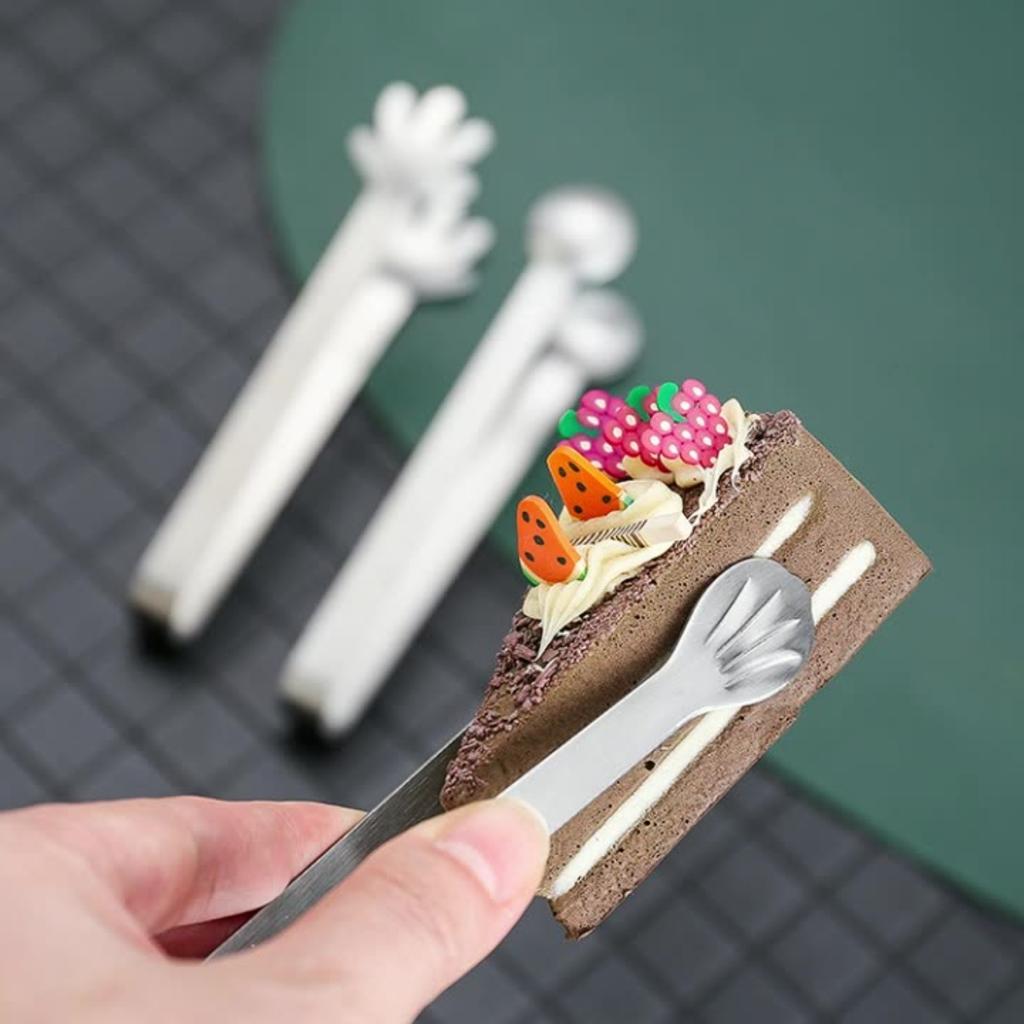 Silicone Ice Holder, -slip Stainless Steel Food Holder, Snack Holder,