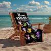 Custom Name Ultra-Soft Beach Towel with Axolotl Theme,Ideal for Pool - Camping, Diving - Perfect Travel Essential, Vibrant Beach Towel.