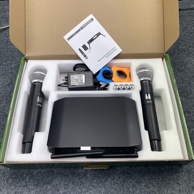 GLXD4 SM58 Dual Wireless Microphone (Color Box Packaging)