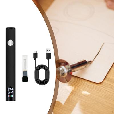 Soldering Iron Kit Battery Pen 650mAh 510 Threaded Portable Cordless USB for Repair