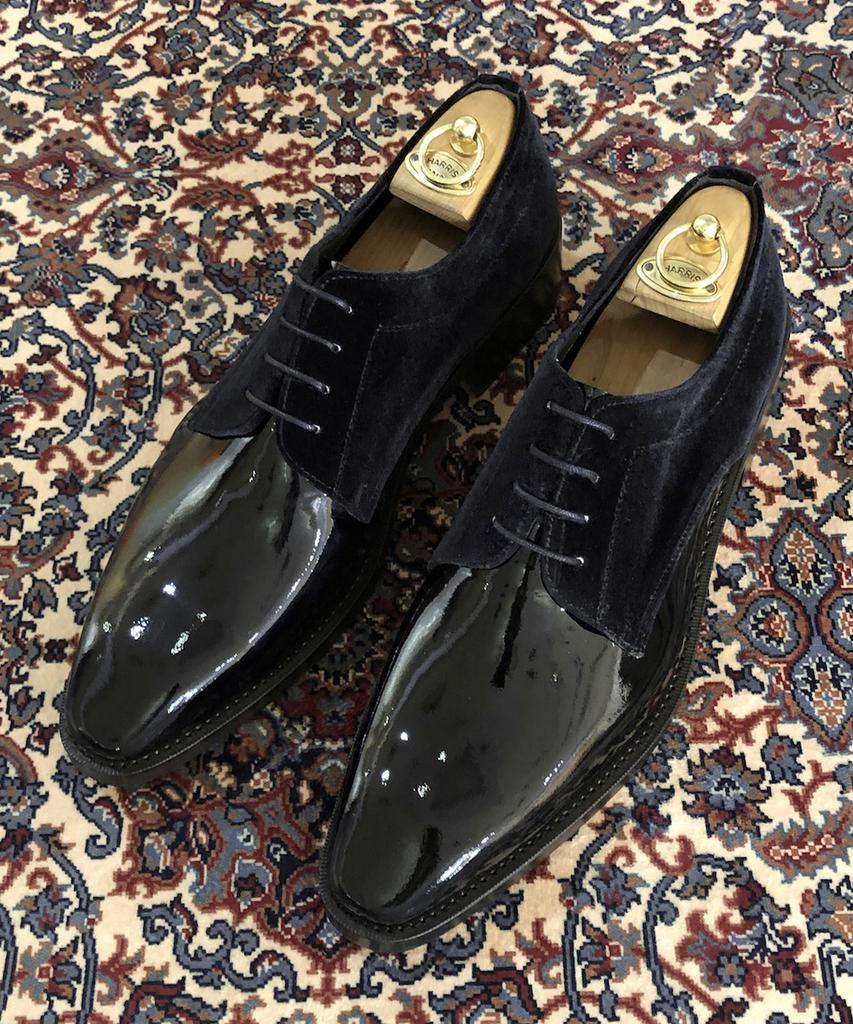 Joenshoe Mild Half Velvet Oxford Crink Black