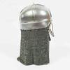 Steel Medieval Roa Bascinet Helmet 18 Gauge Knight Viking Helmet