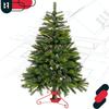 KOTARBAU® Metal Christmas Tree Stand with Water Container, Wrapped, Decorative, Red, 52 x 23 cm