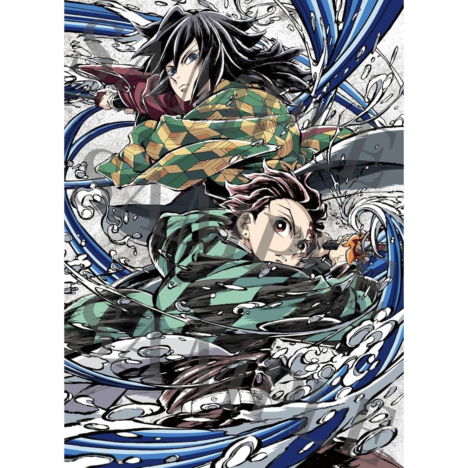 

Special illustration bonus available Complete limited edition DVD exclusive scene photo acrylic plate (Akaza) set 3 clear cards (Tanjirou Kamado Giyuu