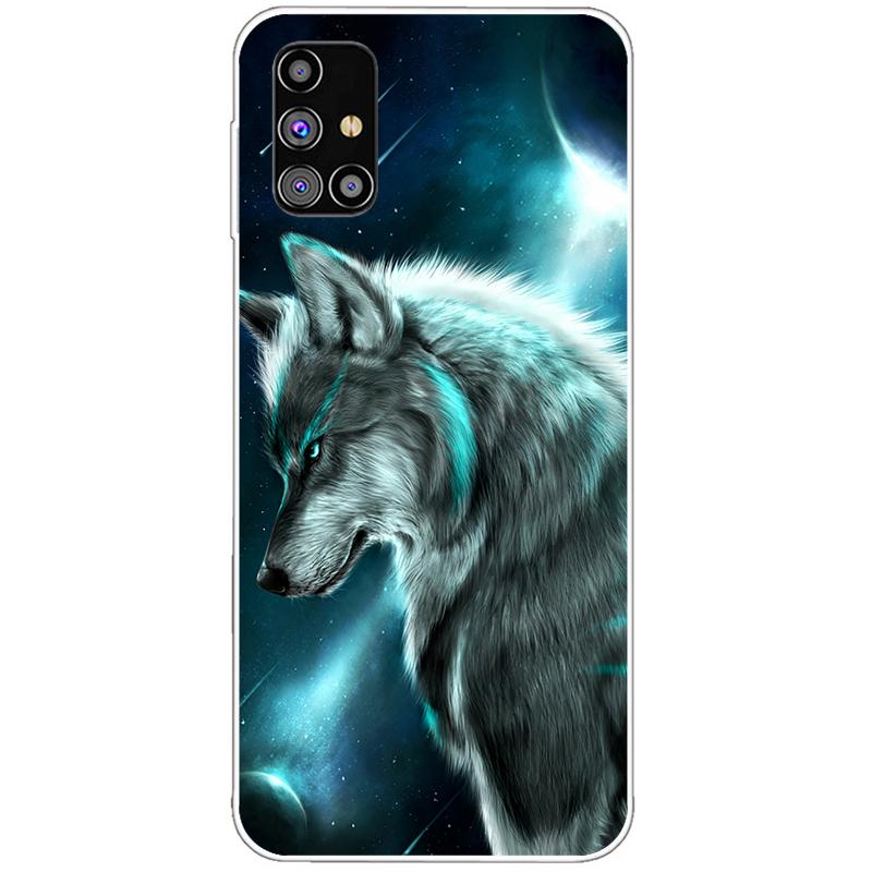 Do Samsung Galaxy A31 A51 A71 Etui Silikonowe Tylne Etui Telefoniczne Do Samsung A315 A515 A715 Miękkie Etui Zderzak Coque z Kreskówką