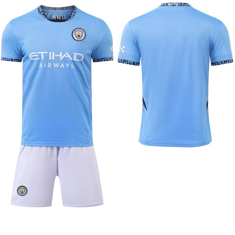 2425 Manchester City jersey Home No. 9 Harland 17 De Bruyne 10 Glalish football jersey Cross-border set 16 yards