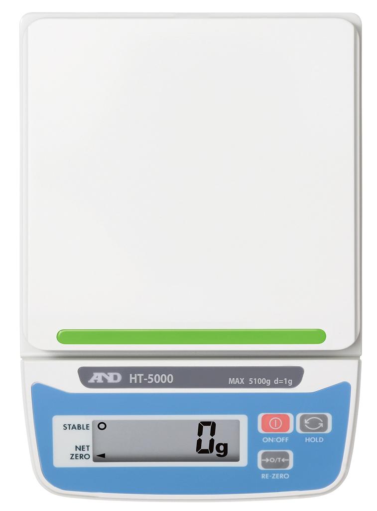 Digital Scale 5100g Minimum 1g Pan No A&D HT-5000 <Capacity display dimensions 132(W)130(D)mm certification>