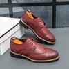 Fashion Comfortable Male Formal Dress Oxfords Shoes British Style Luxury Business Shoe Non Slip Office Flats Men Casual Lether Shoes