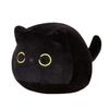 Soft Black Cat Plush Toy - Cute Cotton Kitten Doll
