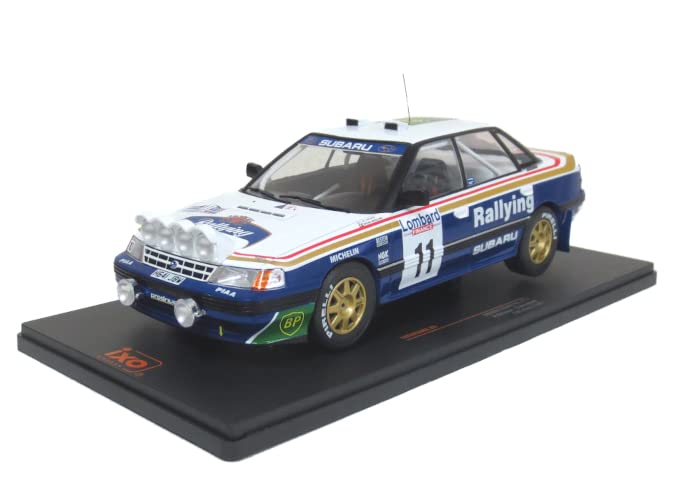 IXO MODELS 1/18 Scale Subaru Legacy RS 1991 RAC Rally #11 A. Vatanen/B. Berglund Complete Diecast Model Car (18RMC080C)