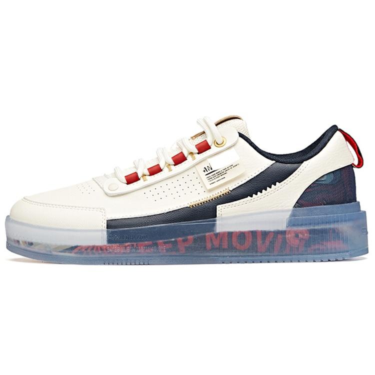 ANTA Lifestyle Series Low White Black Red Men s 912118030-1 EU 39