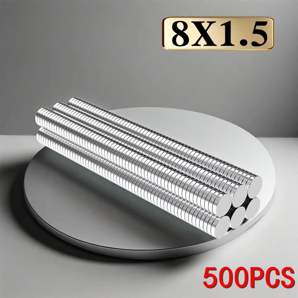 8x1.5mm imans Refrigerator magnets for DIY Office Whiteboard Workshop Suitable Tools Home Workplace